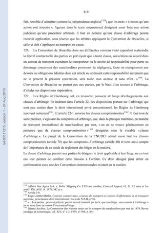   Contrat ineternational par mer