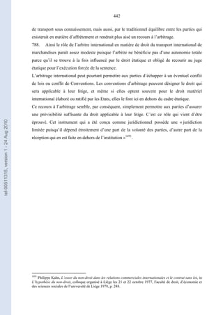   Contrat ineternational par mer