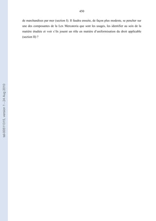   Contrat ineternational par mer