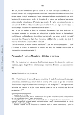   Contrat ineternational par mer