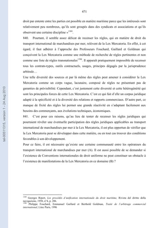   Contrat ineternational par mer