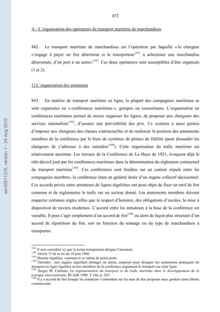   Contrat ineternational par mer