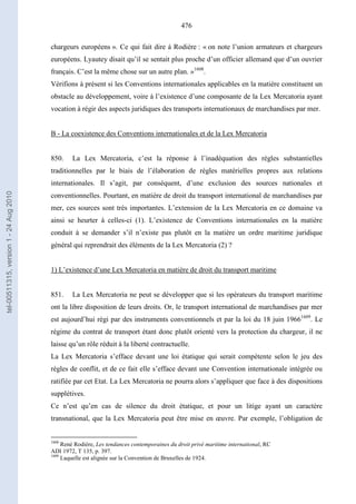   Contrat ineternational par mer