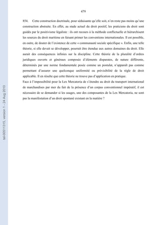   Contrat ineternational par mer