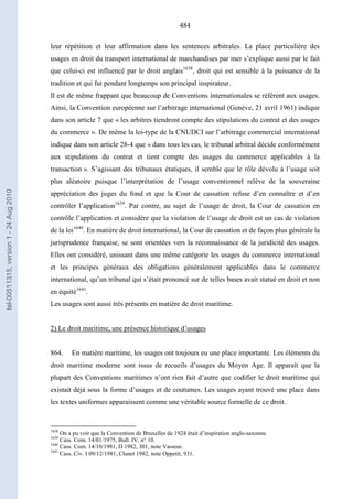   Contrat ineternational par mer