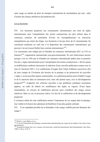   Contrat ineternational par mer