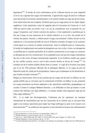   Contrat ineternational par mer