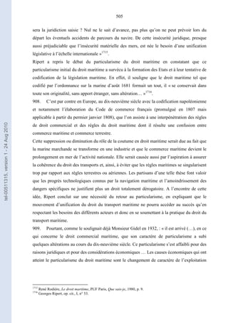   Contrat ineternational par mer
