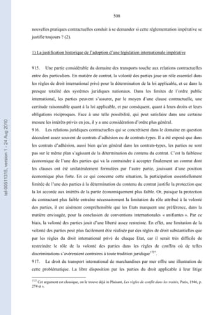   Contrat ineternational par mer