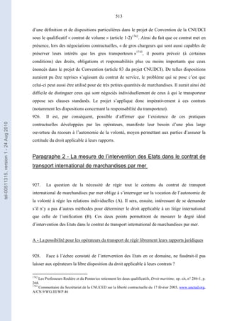   Contrat ineternational par mer