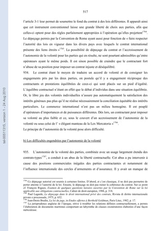   Contrat ineternational par mer