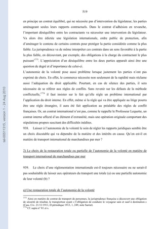   Contrat ineternational par mer