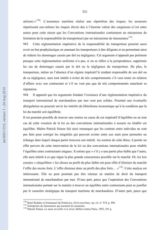   Contrat ineternational par mer