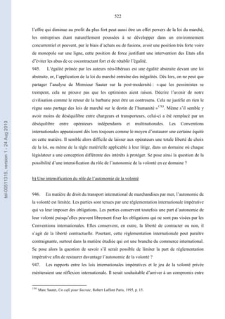   Contrat ineternational par mer