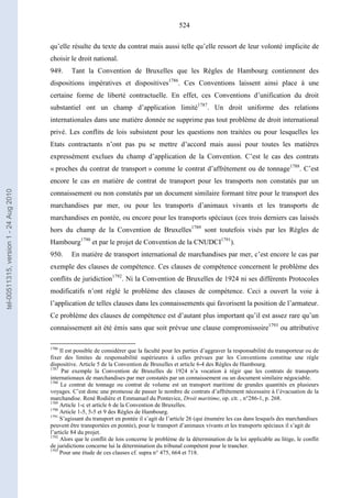   Contrat ineternational par mer