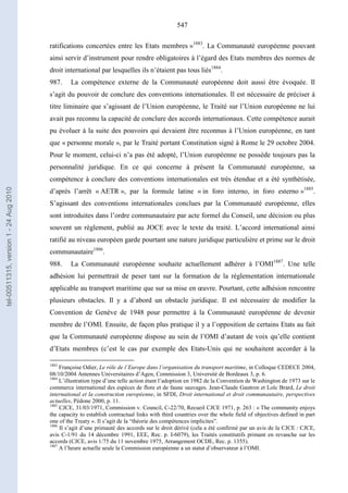   Contrat ineternational par mer