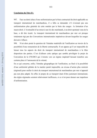   Contrat ineternational par mer