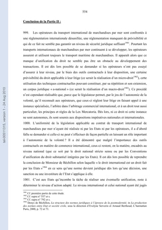   Contrat ineternational par mer