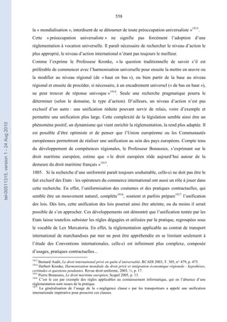   Contrat ineternational par mer