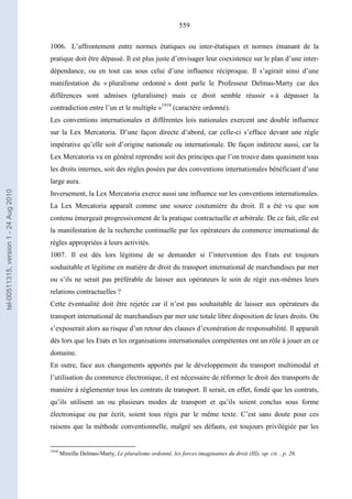   Contrat ineternational par mer