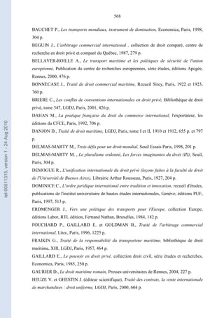   Contrat ineternational par mer
