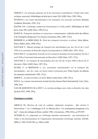   Contrat ineternational par mer