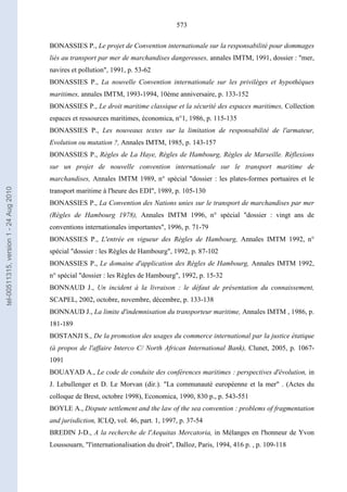   Contrat ineternational par mer