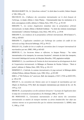   Contrat ineternational par mer