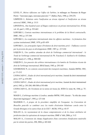   Contrat ineternational par mer