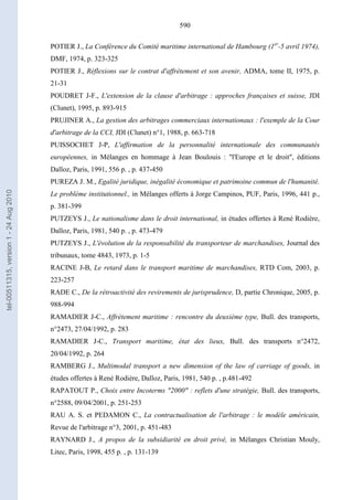   Contrat ineternational par mer