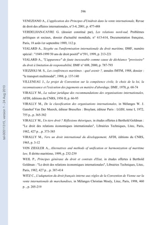   Contrat ineternational par mer