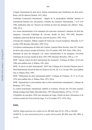   Contrat ineternational par mer