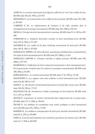   Contrat ineternational par mer