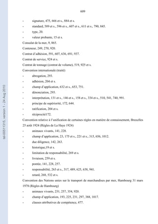   Contrat ineternational par mer