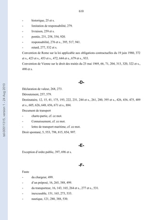   Contrat ineternational par mer