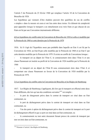   Contrat ineternational par mer