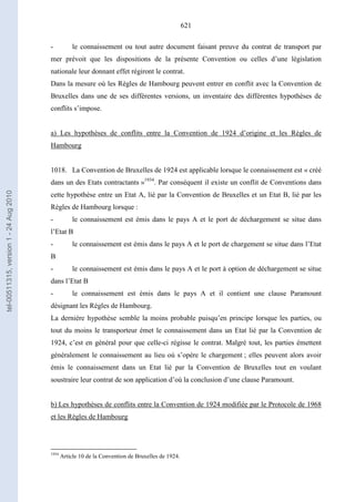   Contrat ineternational par mer