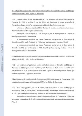   Contrat ineternational par mer