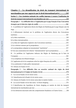   Contrat ineternational par mer