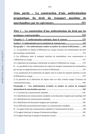   Contrat ineternational par mer