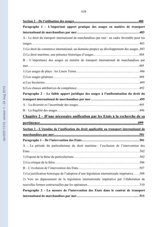   Contrat ineternational par mer