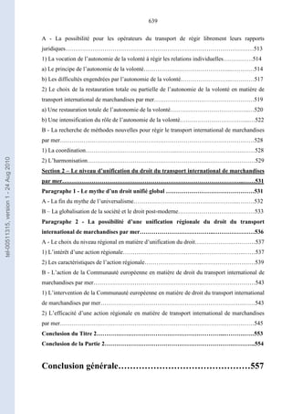   Contrat ineternational par mer