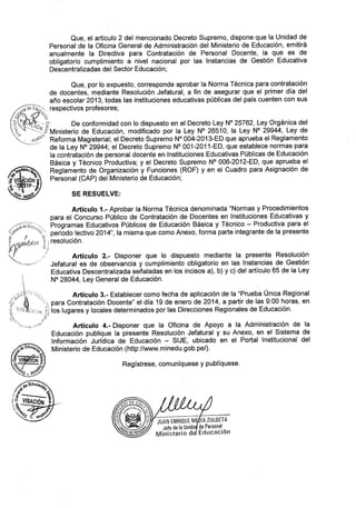 Contrato Docente 2013