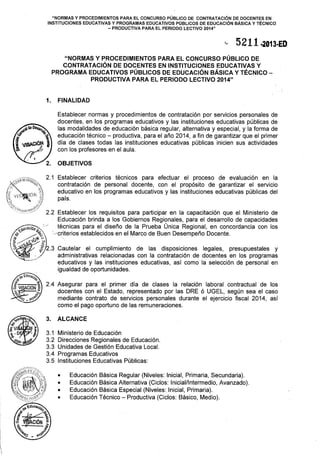 Contrato Docente 2013