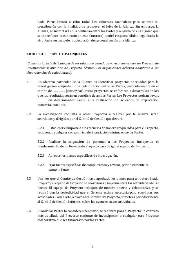 Contrato de Alianza Estrategica