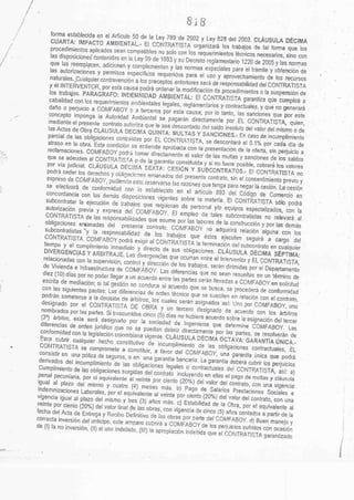 Contrato 818 construcción de cabañas