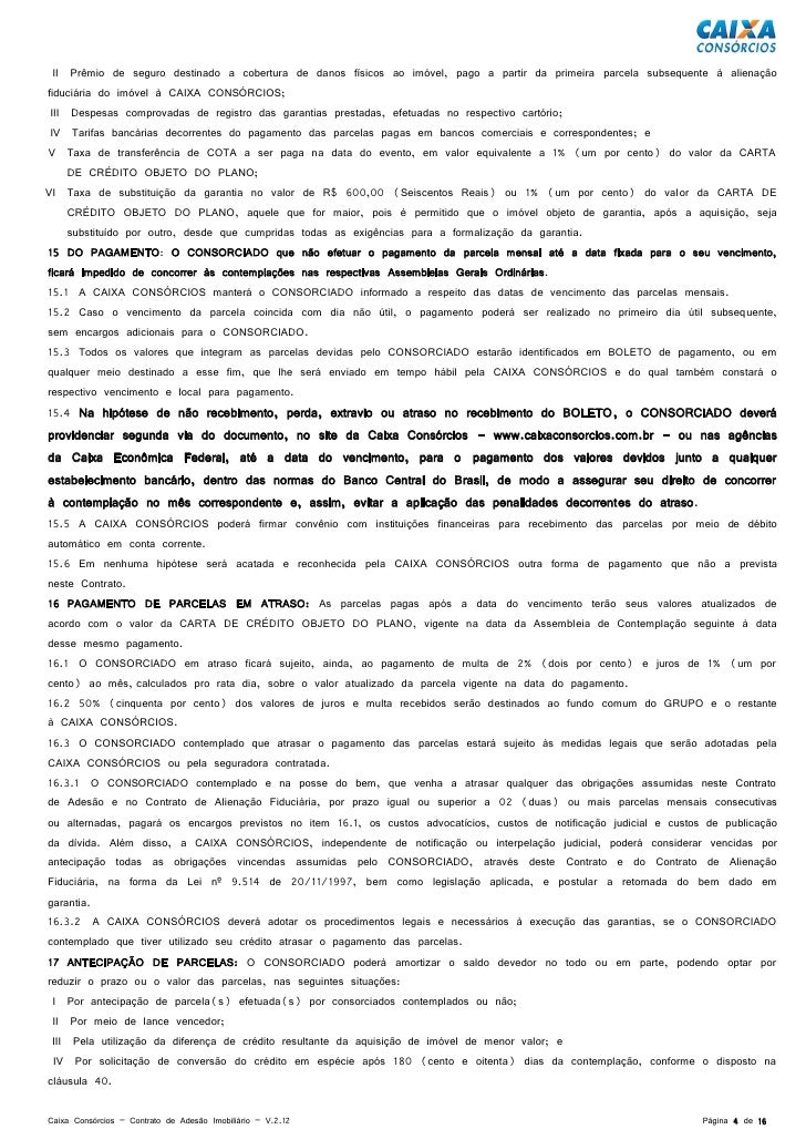 Contrato adesao imobiliario