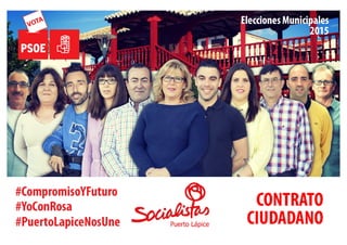 Contrato Ciudadano PSOE Puerto Lápice