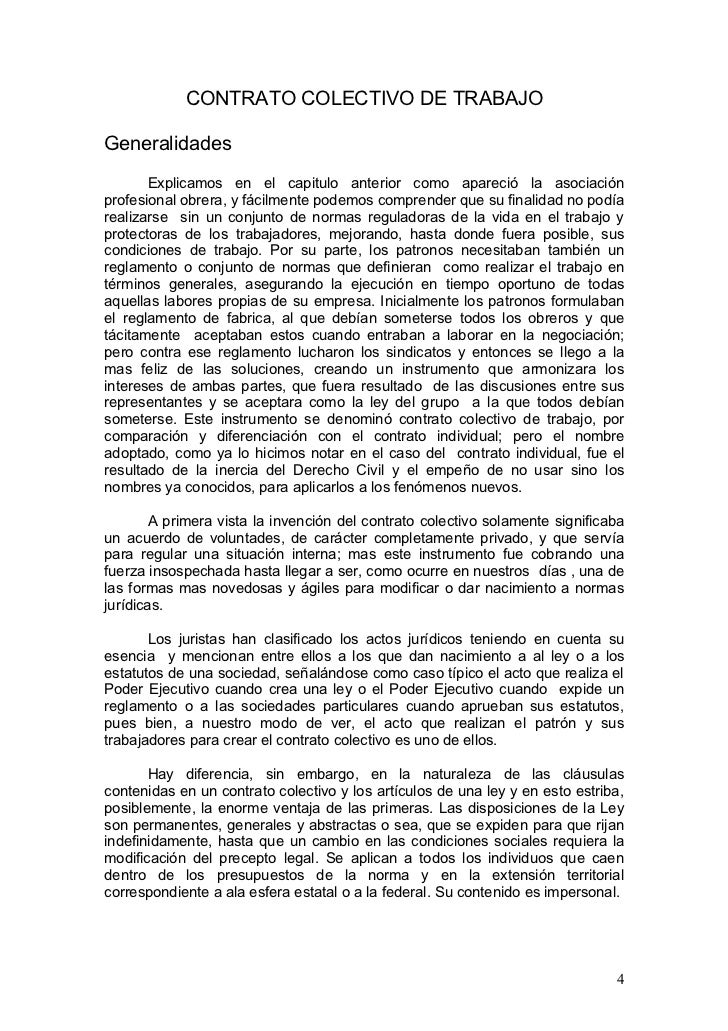 CONTRATO COLECTIVO DE TRABAJO