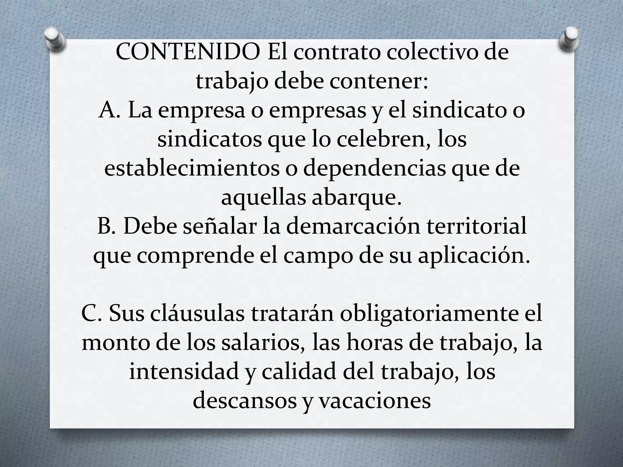 Contrato colectivo de trabajo | PPTX